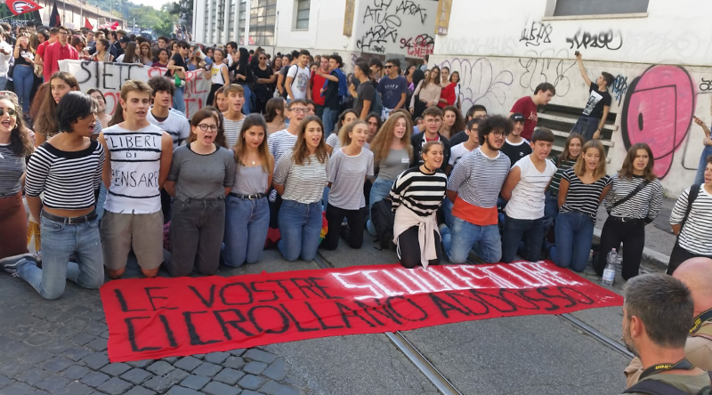 "Quale cambiamento?" - Studenti in piazza a Roma il 12 ottobre